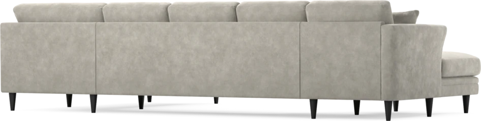 Eden - 3-sits soffa med schäslong vänster och divan höger - Grå