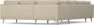 Madison Lux - Hörnsoffa med schäslong vänster - Beige