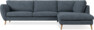 Madison Lux - 3-sits soffa med divan höger - Vit