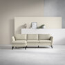 County - 3-sits soffa med flyttbar schäslong - Beige