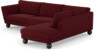 Madison Lux - 3-sits soffa med divan höger - Röd