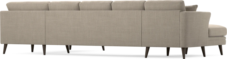 Eden - 3-sits soffa med schäslong vänster och divan höger - Beige