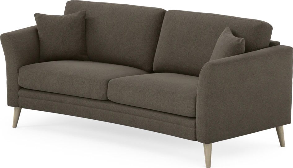 Eden - 2,5-sits soffa svängd - Brun