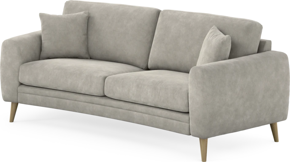 Eden - 2,5-sits soffa svängd - Grå