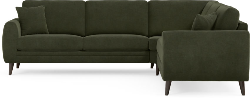 Eden - Hörnsoffa, 2,5+2,5-sits - Grön