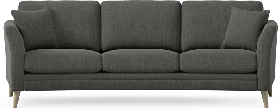 Eden - 3-sits soffa svängd - Grå
