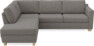 Friday - 2,5-sits soffa med divan vänster - Grå