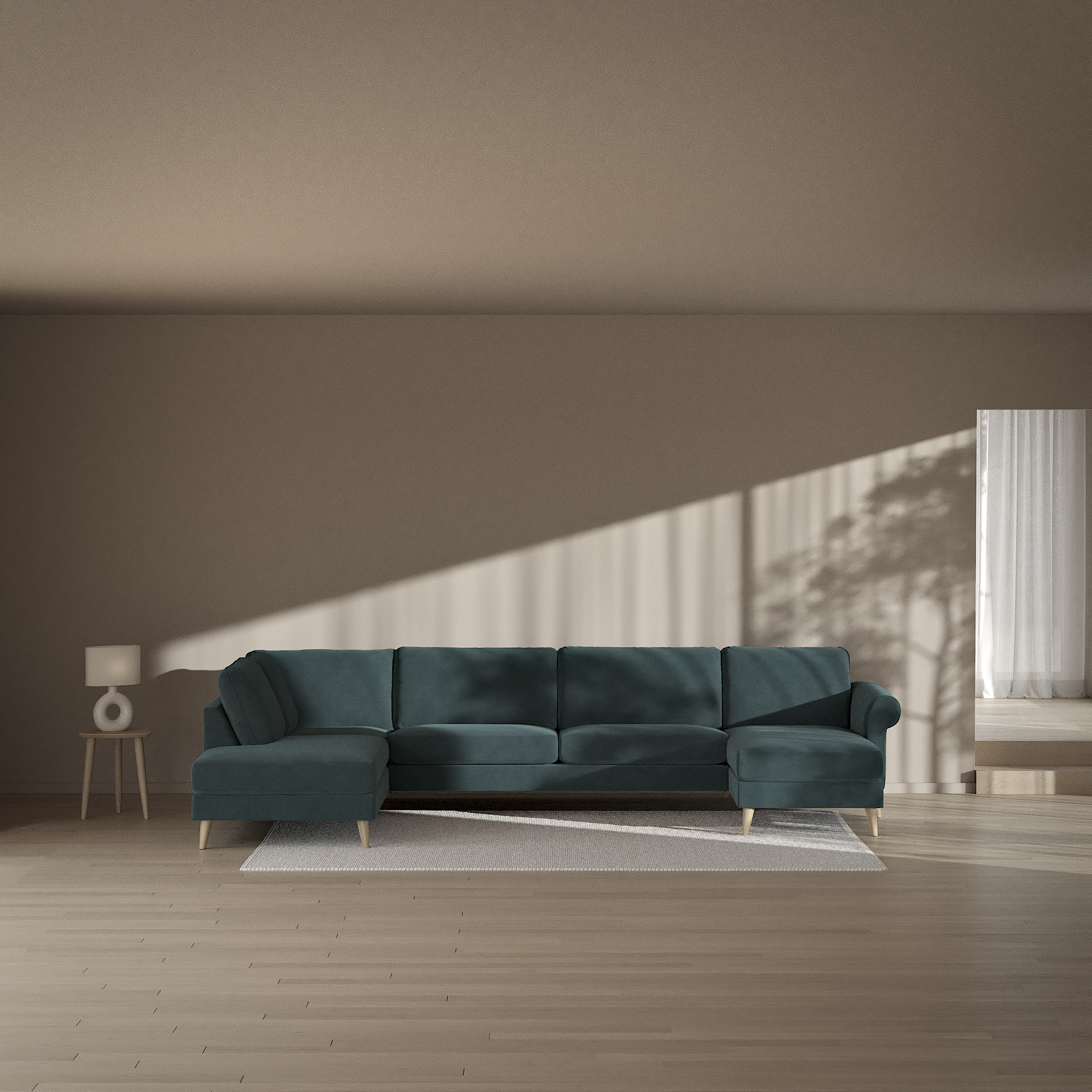 Bridge - 3-sits soffa med divan vänster och schäslong höger - inspiration