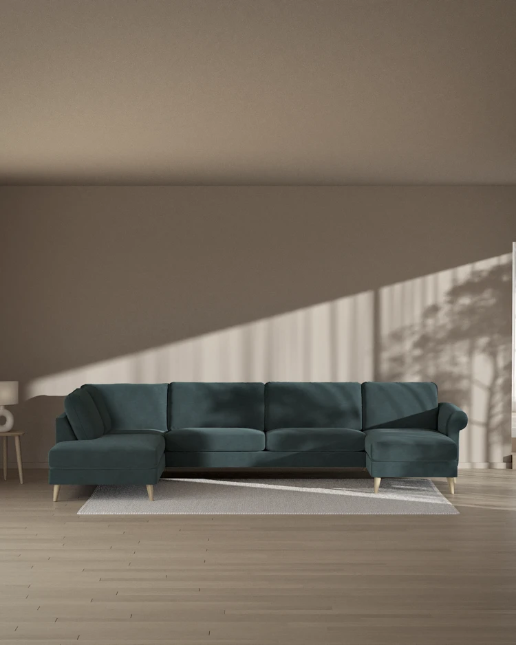 Bridge - 3-sits soffa med divan vänster och schäslong höger - inspiration