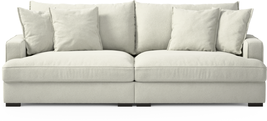 Rossi - 3-sits soffa - Vit