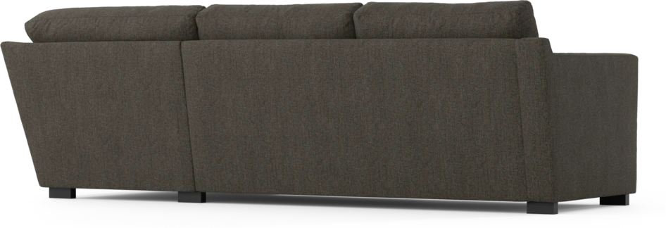 Friday - 2,5-sits soffa med divan höger - Brun
