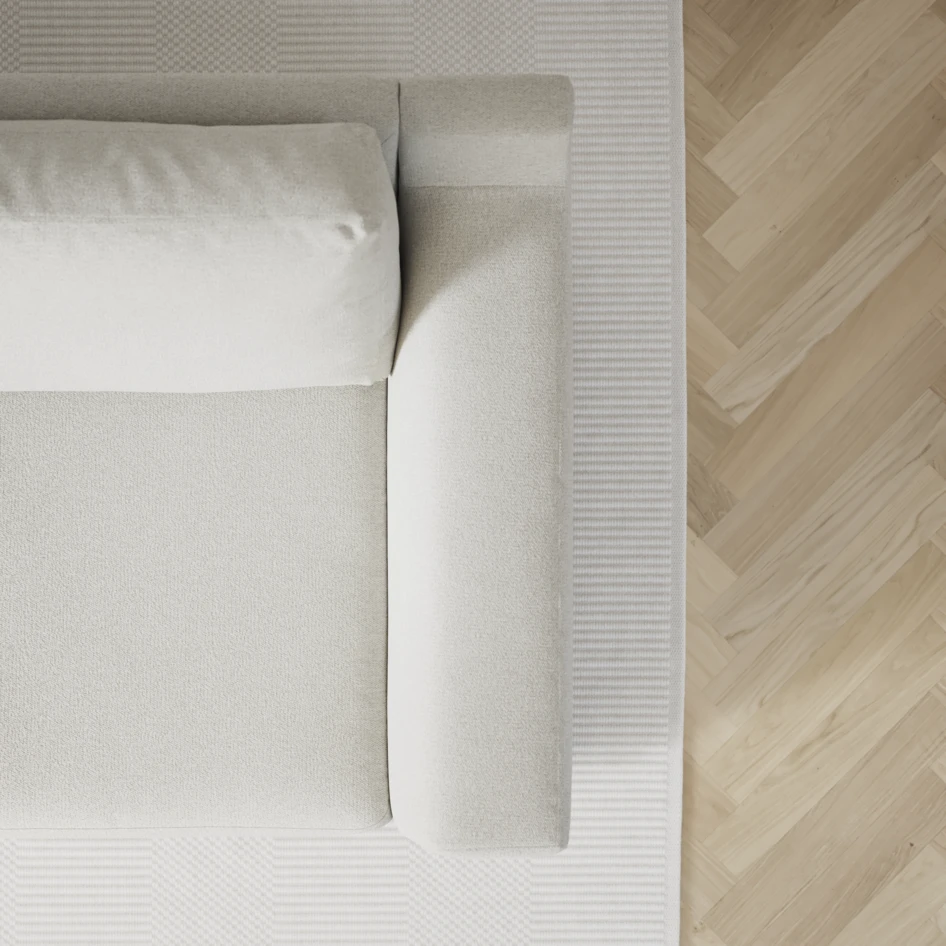Friday - 3-sits soffa - Vit