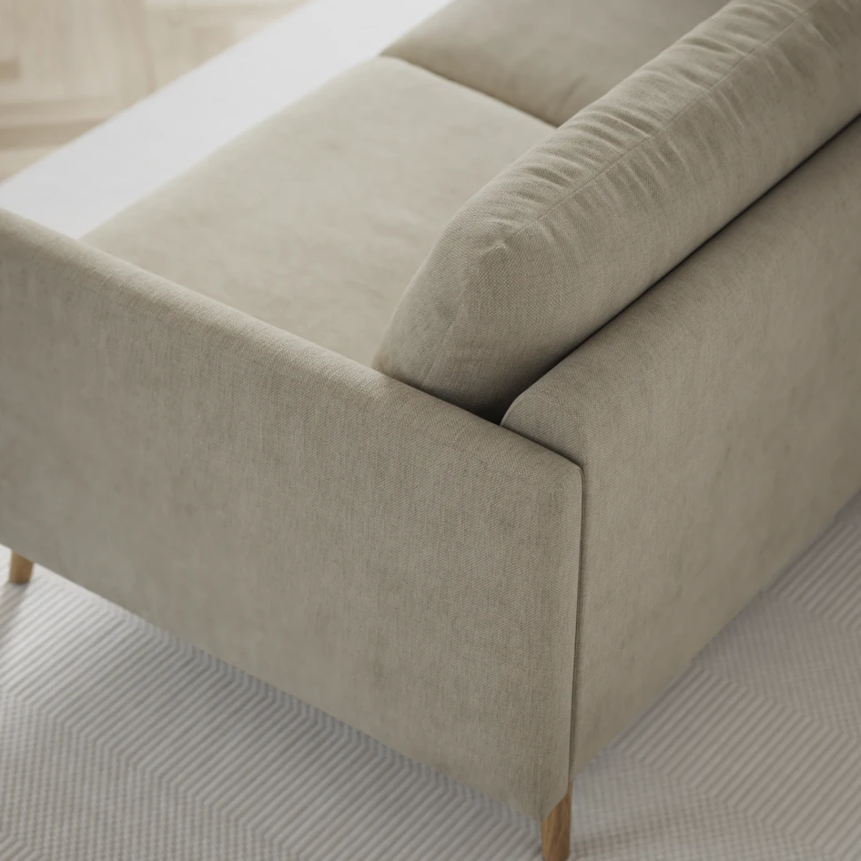 Madison Lux - Hörnsoffa med schäslong höger - Beige
