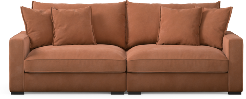 Rossi - 3-sits soffa - Orange