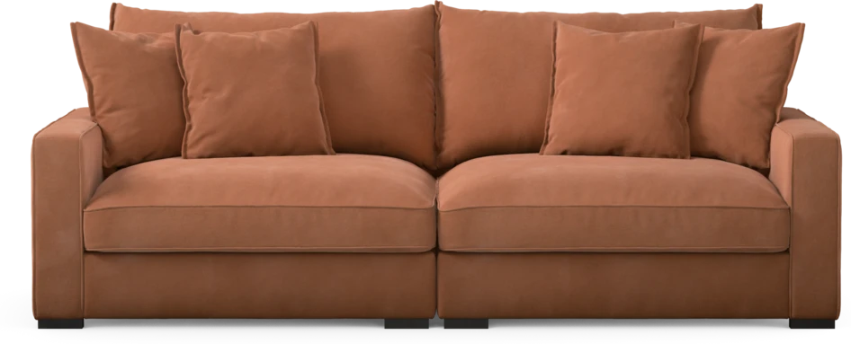 Rossi - 3-sits soffa - Orange