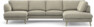 Madison Lux - 2-sits soffa med schäslong vänster och divan höger - Beige