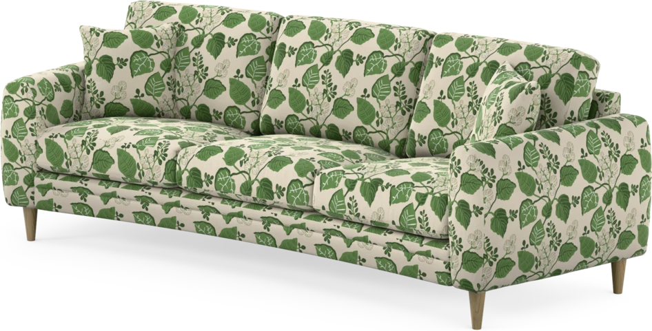 Eden - 3-sits soffa svängd - Flerfärgad