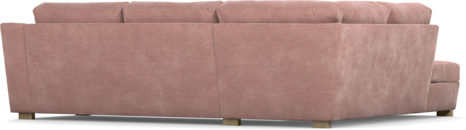 Friday - 2,5-sits soffa med divan vänster - Rosa