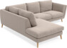 Madison - 2-sits soffa med divan vänster - Beige