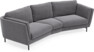Madison - 3-sits soffa svängd, 90 cm - Grå