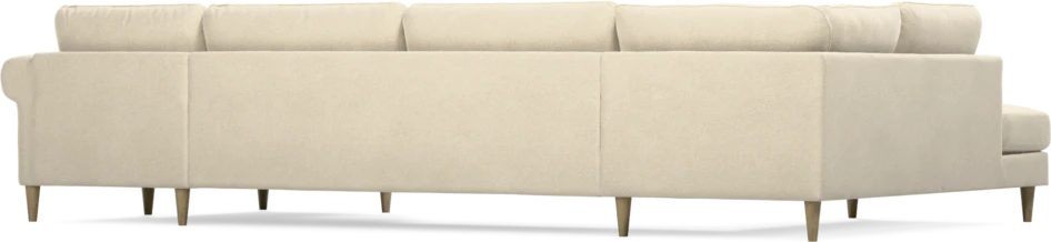 Bridge - 3-sits soffa med divan vänster och schäslong höger - Beige
