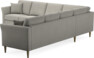 Eden - Hörnsoffa, 3+3-sits - Grå