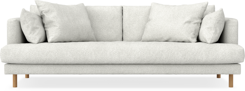 Harper - 3-sits soffa, hel dyna - Vit