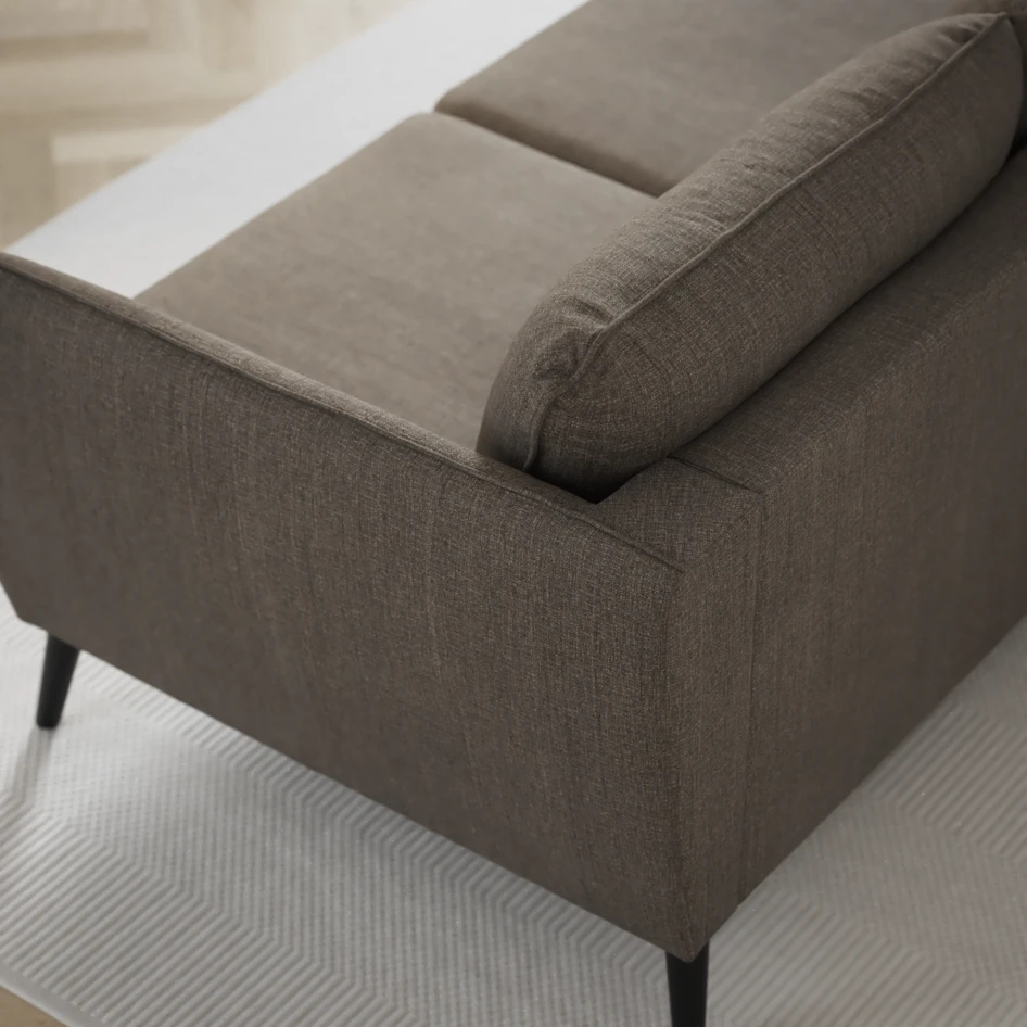 County - 3-sits soffa med divan vänster och schäslong höger - Brun