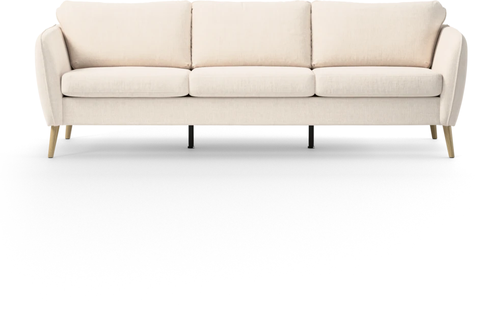 County - 3-sits soffa - Vit
