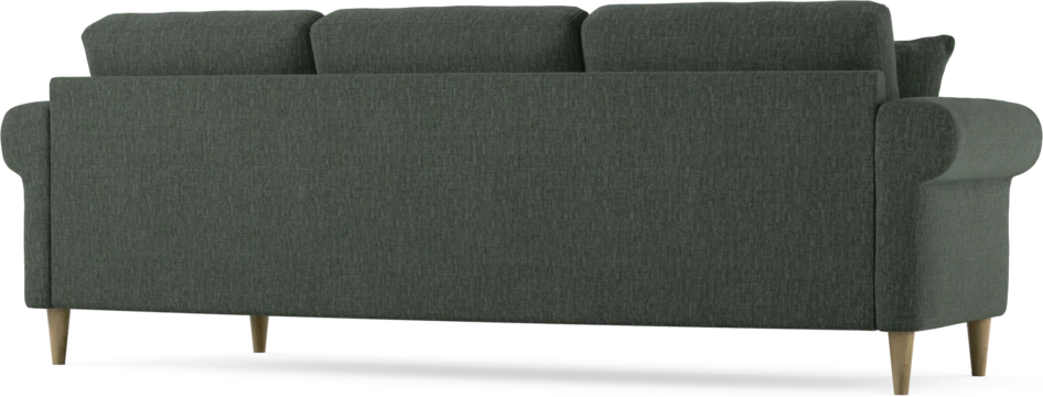 Eden - 3-sits soffa svängd - Grön