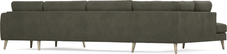 Bridge - 3-sits soffa med divan vänster och schäslong höger - Grå