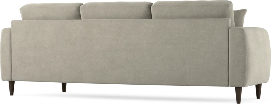 Eden - 3-sits soffa svängd - Brun