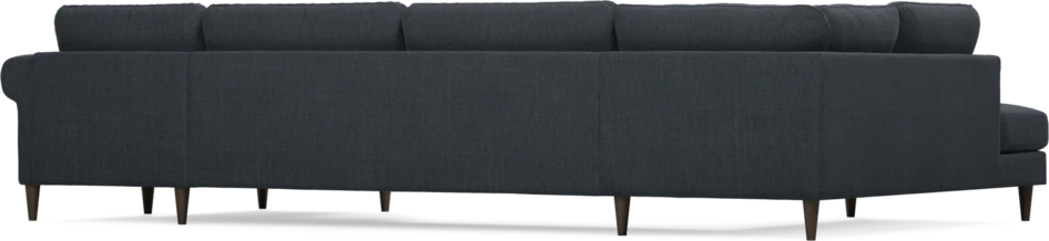 Bridge - 3-sits soffa med divan vänster och schäslong höger - Blå