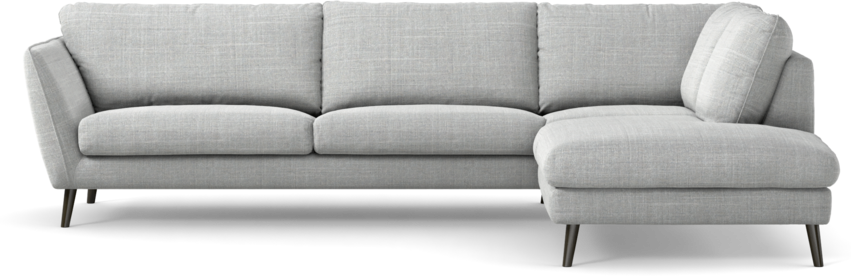 Madison Lux - 3-sits soffa med divan höger - Grå