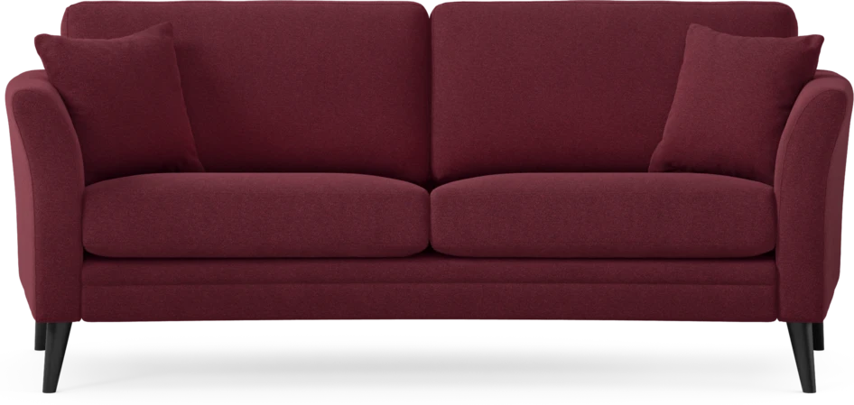 Eden - 2,5-sits soffa svängd - Röd