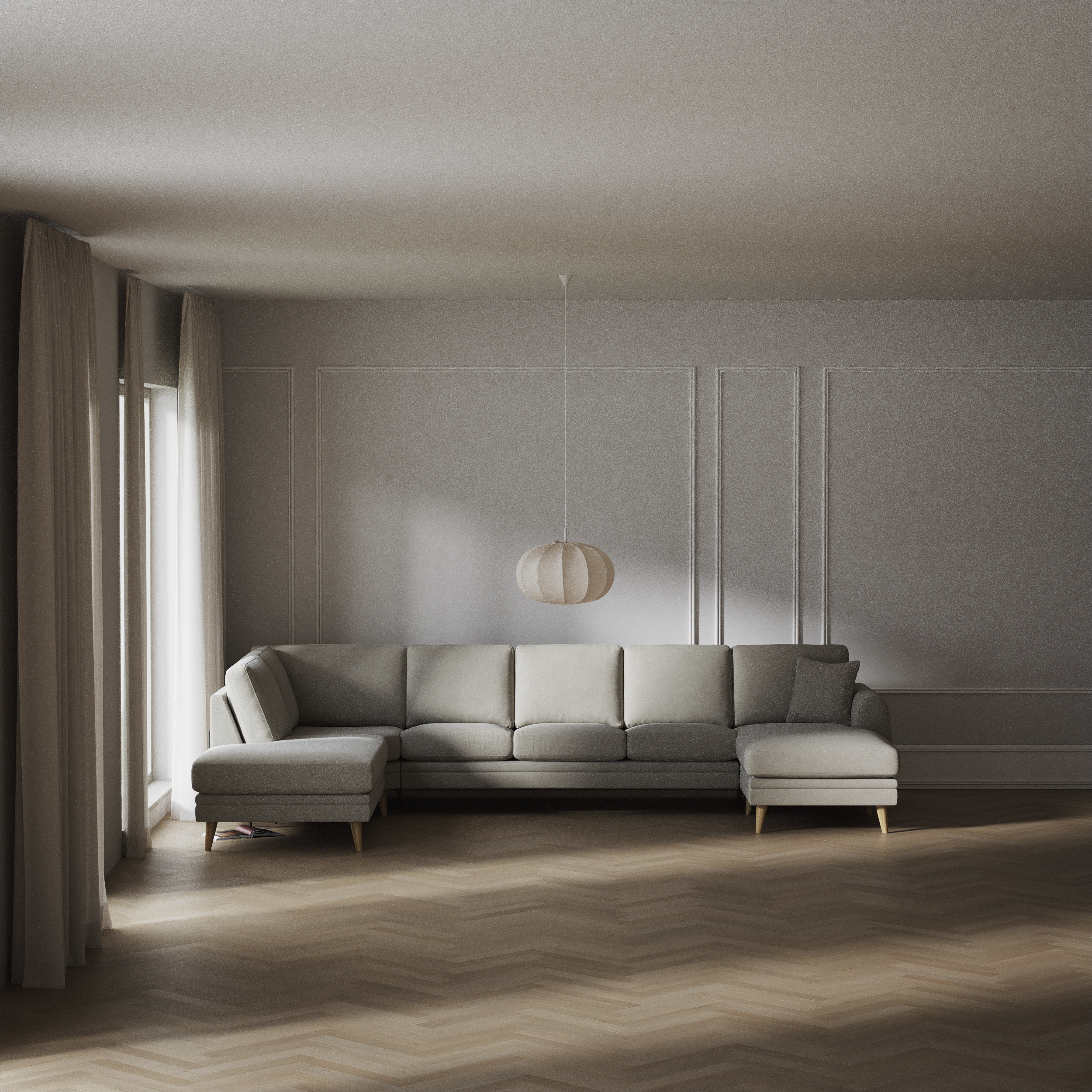 Eden - 3-sits soffa med divan vänster och schäslong höger - inspiration