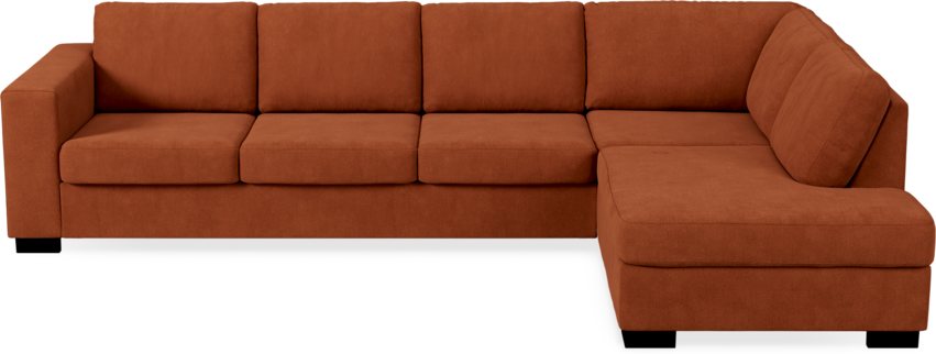 Nevada - 3-sits soffa med divan höger - Röd