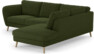 Madison Lux - 2-sits soffa med divan höger - Grön