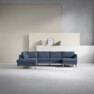 County - 3-sits soffa med divan vänster och schäslong höger - Blå