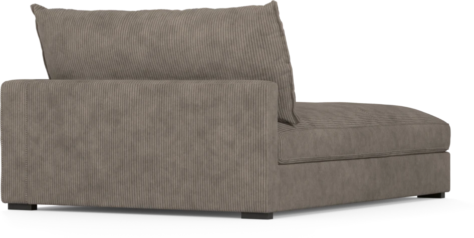 Rossi - Schäslong XL höger - Brun