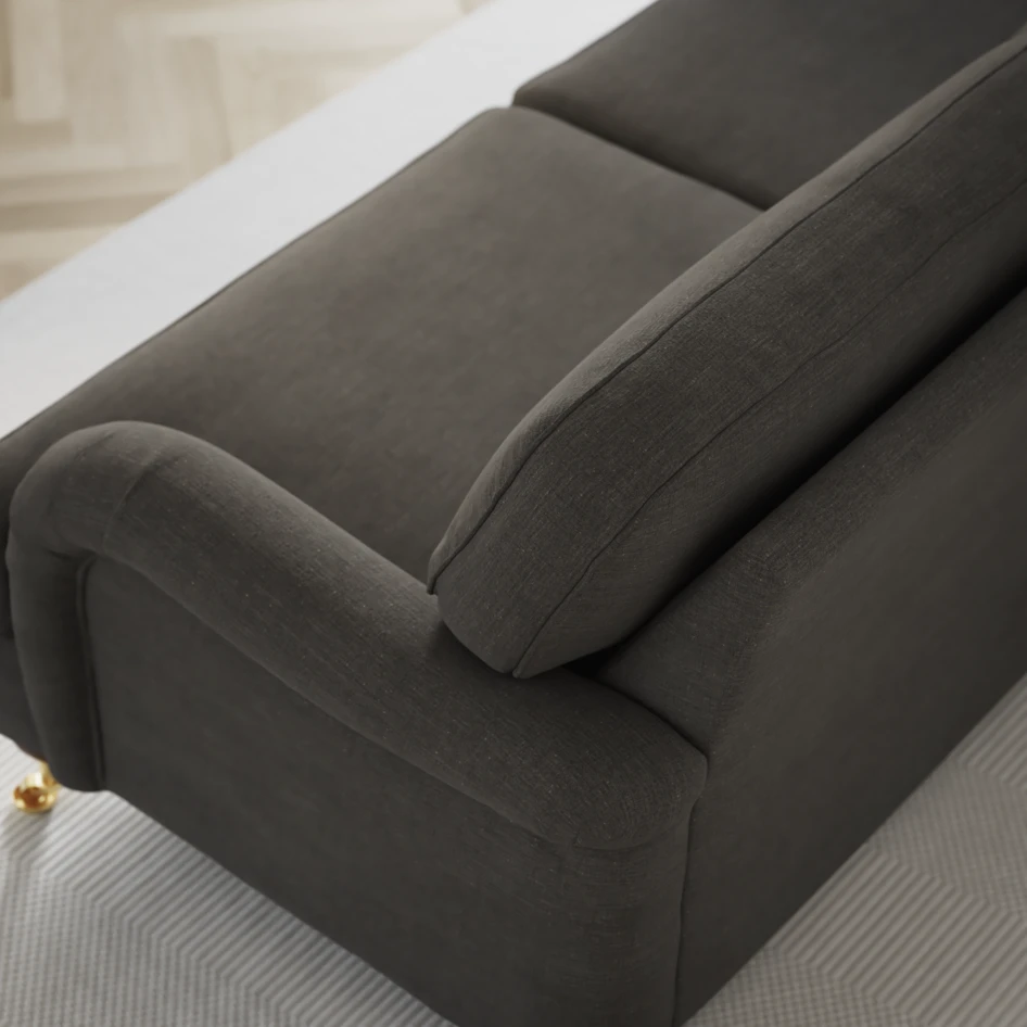Oxford - 3-sits soffa svängd - Grå