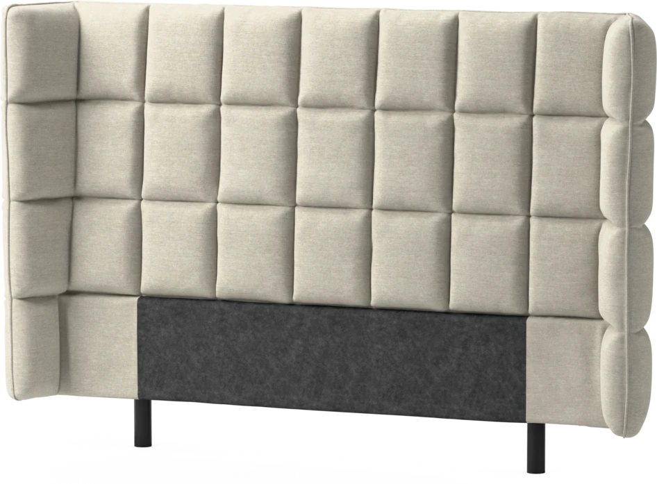 Delux Rutig - Sänggavel, 120-180 cm - Beige