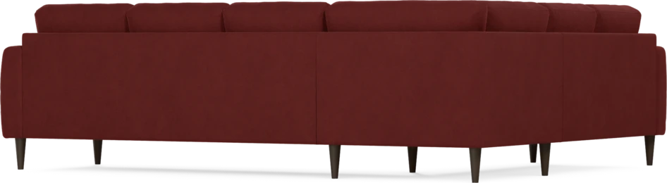 Eden - Hörnsoffa, 2+3-sits - Röd
