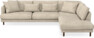 Harper - 3-sits soffa med divan höger - Beige