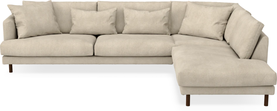 Harper - 3-sits soffa med divan höger - Beige