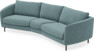 Madison - 3-sits soffa svängd, 90 cm - Blå