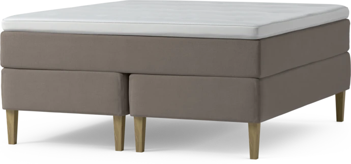 Delux Exclusive, Kontinentalsäng, dubbelsäng med bäddmadrass och sängben