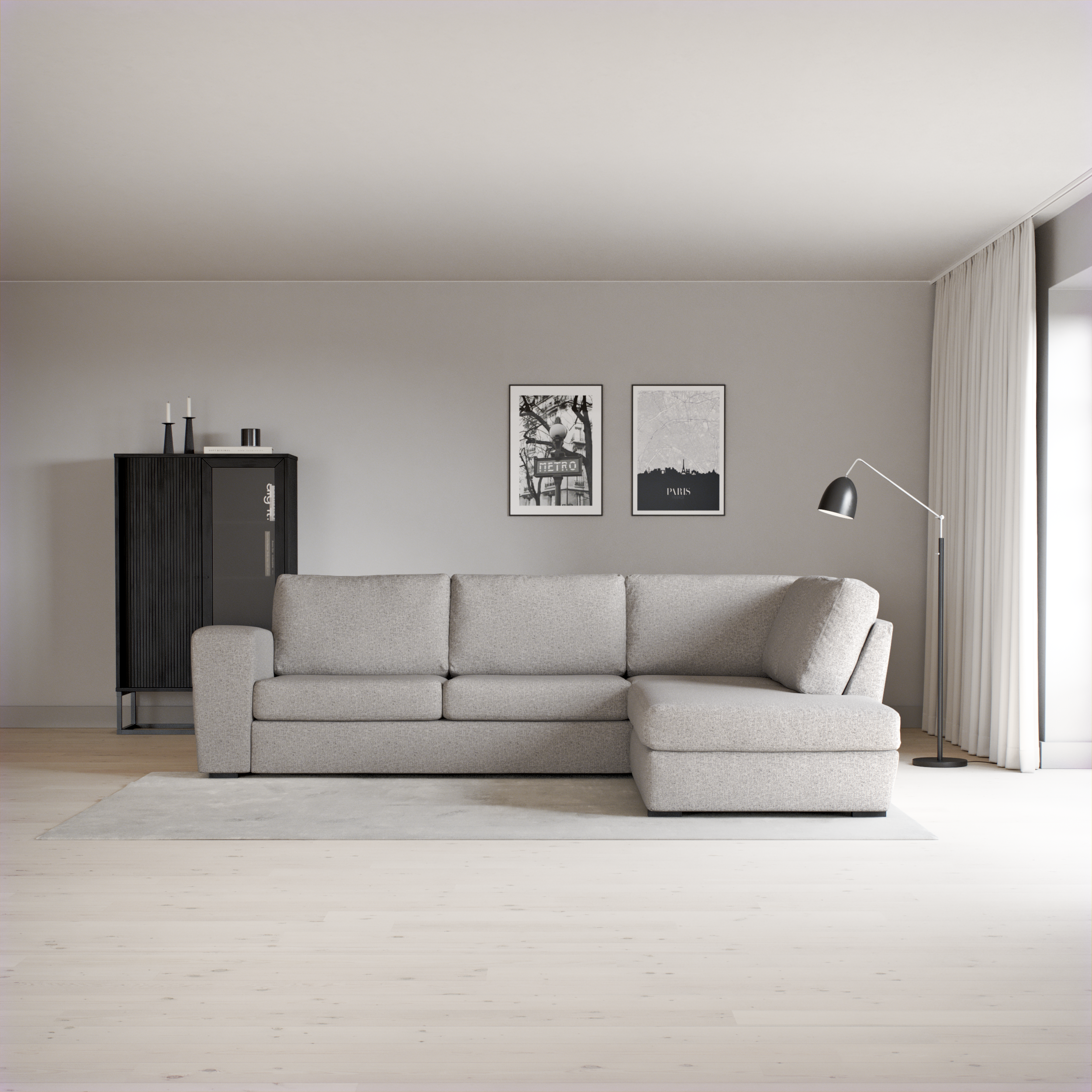 Friday - 2,5-sits soffa med divan höger - inspiration