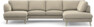 Madison Lux - 2-sits soffa med schäslong vänster och divan höger - Beige