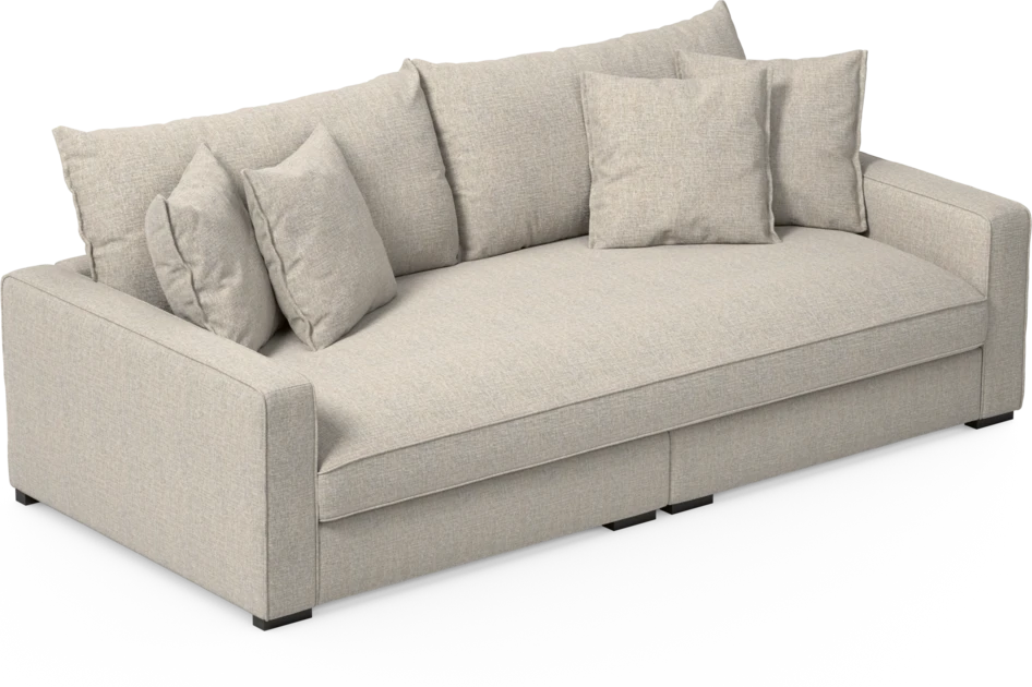 Rossi - 3-sits soffa, hel dyna - Beige
